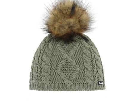 Eisbar Nelia Lux MU Womens Faux Fur Pom Beanie on Sale