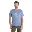 Icebreaker Tech Lite II Skiing Yeti Mens SS Tee Cheap