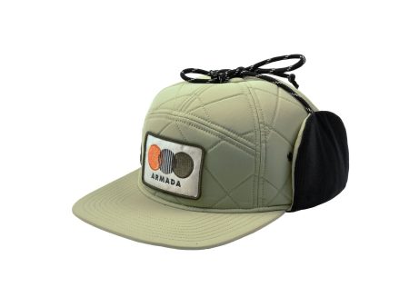 Armada Seven Panel Mens Quilted Hat on Sale