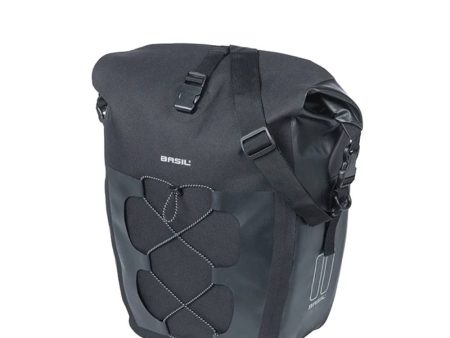 Basil Navigator Pannier Bag Single 32L Black Online Hot Sale