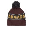 Armada Jacquard Knit Adult Pom Beanie Online now