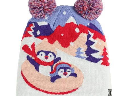 Spyder Penguin Preschool Double Pom Hat For Discount