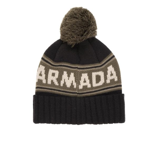 Armada Jacquard Knit Adult Pom Beanie Online now