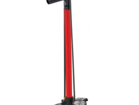 Lezyne Macro Floor Pump Drive 2.5  ABS-1 Pro Chuck 220psi Red For Sale