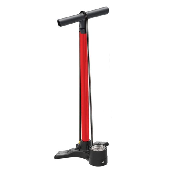 Lezyne Macro Floor Pump Drive 2.5  ABS-1 Pro Chuck 220psi Red For Sale