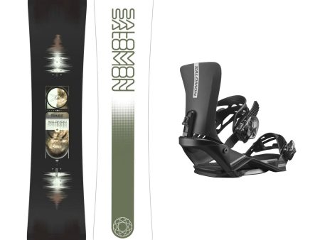 Salomon Pulse Snowboard and Rhythm Bindings 2025 Hot on Sale