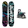 Burton Mini Grom Kids Snowboard and Mini Grom Bindings 2025 Cheap