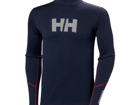 Helly Hansen Lifa Merino MW Logo Mens Crew 2025 Online Sale