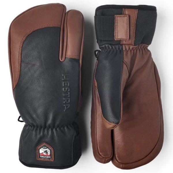 Hestra Leather Topo 3 Finger Glove For Cheap