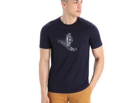 Icebreaker Tech Lite II Skiing Yeti Mens SS Tee Cheap