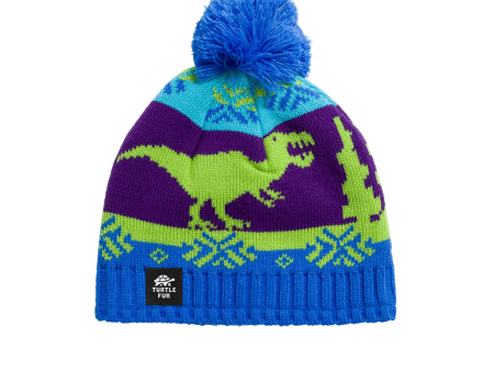 Turtle Fur Nordic Dino Kids Pom Beanie Discount