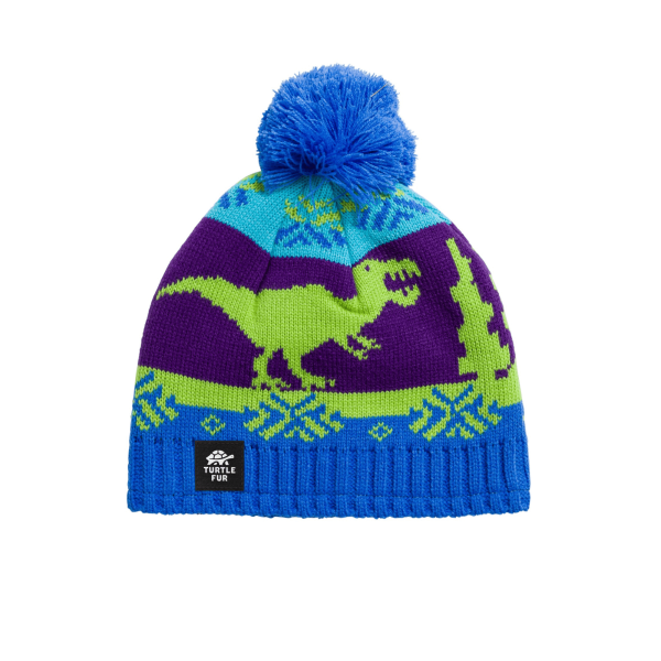 Turtle Fur Nordic Dino Kids Pom Beanie Discount