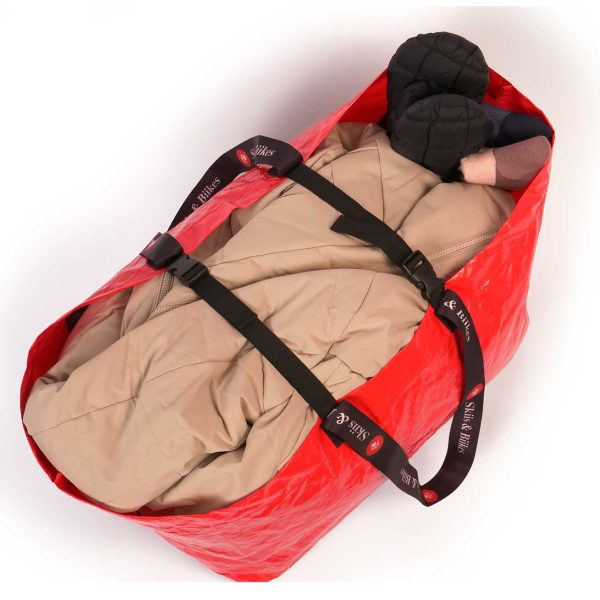 Skiis & Biikes Big Red Bag on Sale