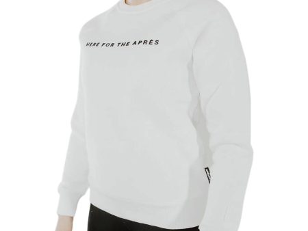 Apres Actif Here For The Apres Unisex Crew 2024 Online Sale