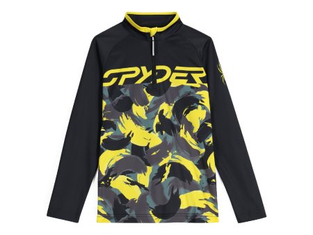 Spyder Camo Junior Boys Half Zip 2025 Discount