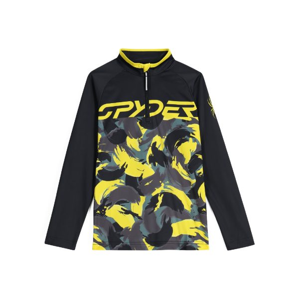 Spyder Camo Junior Boys Half Zip 2025 Discount