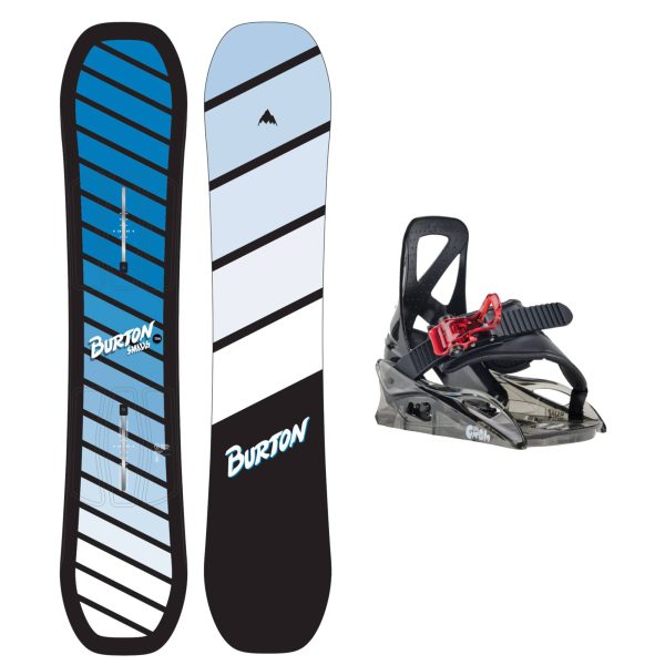 Burton Smalls Junior Snowboard and Grom Snowboard Bindings 2025 Hot on Sale