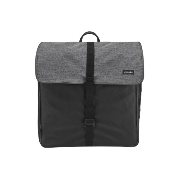 Electra Heather Charcoal Pannier Bag  Black Grey 21L For Cheap