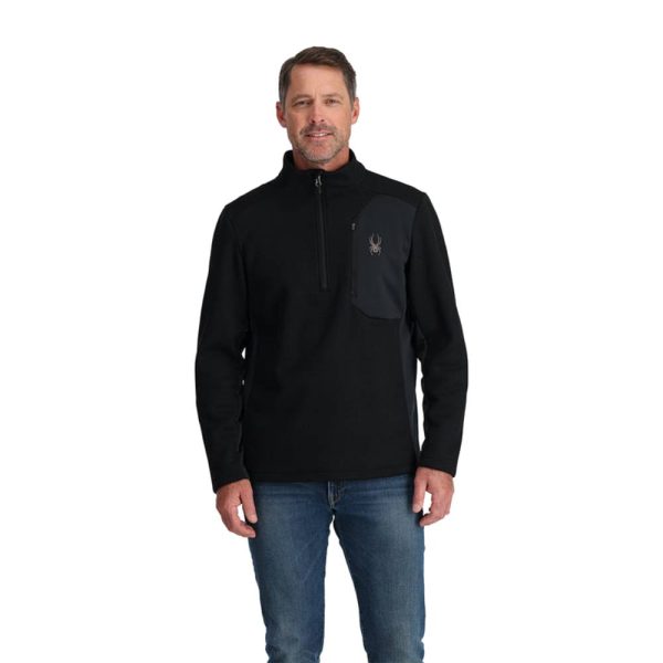 Spyder Bandit Mens Half Zip 2024 Hot on Sale