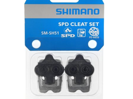 Shimano SM-SH51 SPD Cleat Set Single Release With Cleat Nut Cheap