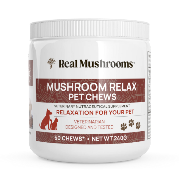 Mushroom Relax Pet Chews - Calming Treats for Dogs and Cats Online Hot Sale